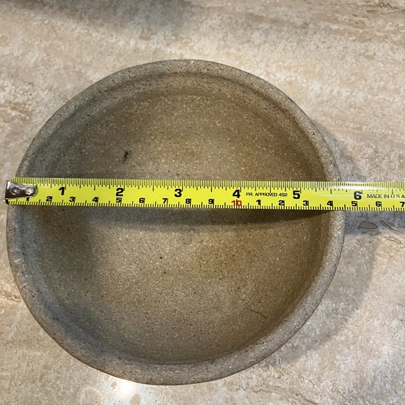 Handmade Ceramic Striped Wobble Bowl - Picture 5 of 5